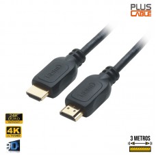 Cabo HDMI 3m Basic PC-HDMI30 Plus Cable